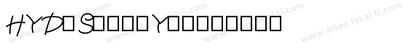 HYDiShengYin字体转换