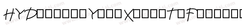 HYDishengYingXiongTiF字体转换