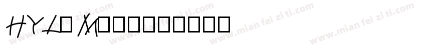 HYLeMiao字体转换