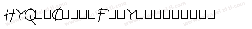 HYQinChuanFeiYing字体转换