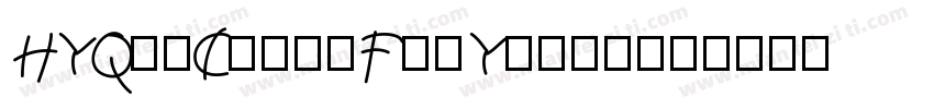 HYQinChuanFeiYingl字体转换