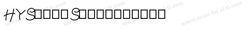 HYShortSamul字体转换