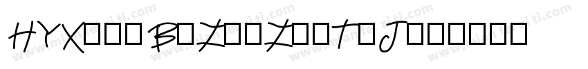 HYXiaoBaZheZhiTiJ字体转换