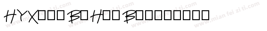 HYXiaoBoHuaBao字体转换