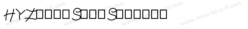 HYZhongSongS字体转换
