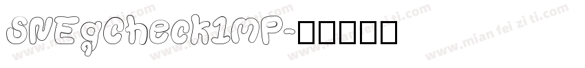 SNEgCheck1MP字体转换