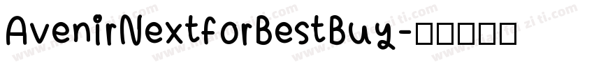 AvenirNextforBestBuy字体转换