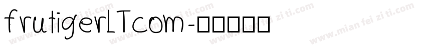 frutigerLTcom字体转换