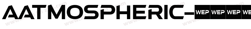 aAtmospheric字体转换