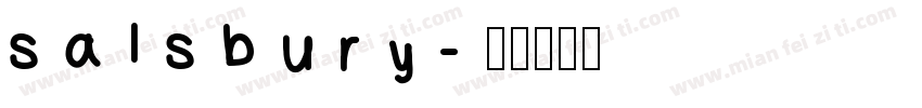 salsbury字体转换