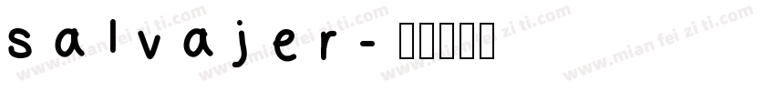 salvajer字体转换