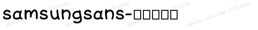 samsungsans字体转换