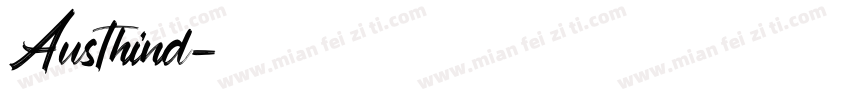 Austhind字体转换