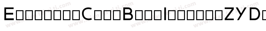 ElectricCityBoldItalic-ZYD8字体转换