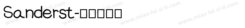 Sanderst字体转换