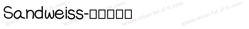 Sandweiss字体转换