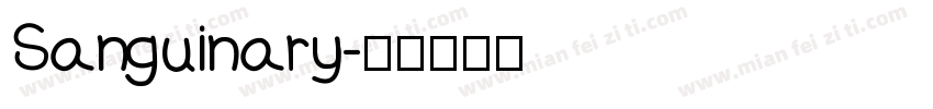 Sanguinary字体转换