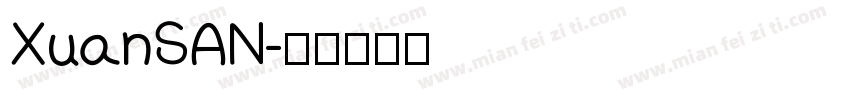 XuanSAN字体转换