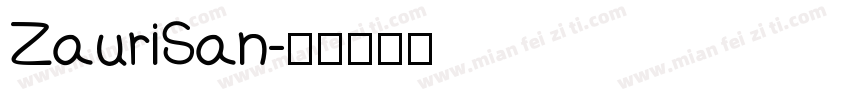 ZauriSan字体转换