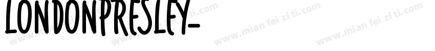 LONDONPRESLEY字体转换