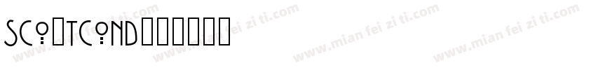 scoutcond字体转换