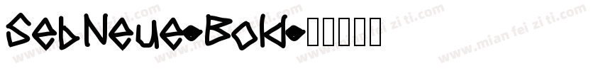 SebNeue-Bold字体转换
