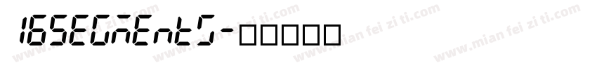 16Segments字体转换