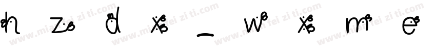 hzdx_wxmedishe字体转换