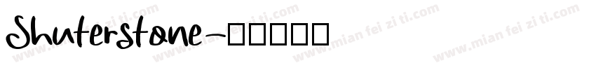 Shuterstone字体转换
