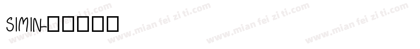 SIMIN字体转换