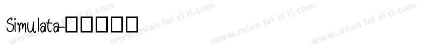 Simulata字体转换