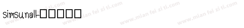 simsunall字体转换
