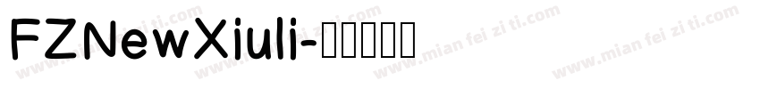 FZNewXiuli字体转换