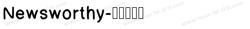 Newsworthy字体转换
