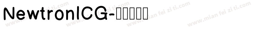 NewtronICG字体转换
