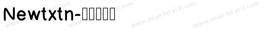 Newtxtn字体转换