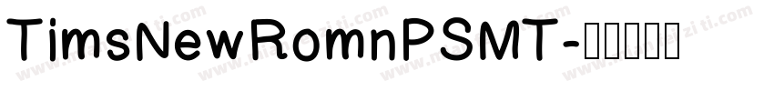 TimsNewRomnPSMT字体转换