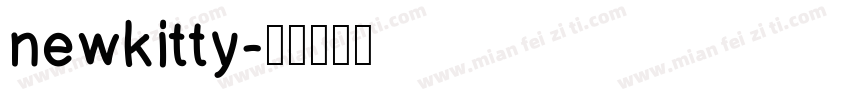 newkitty字体转换