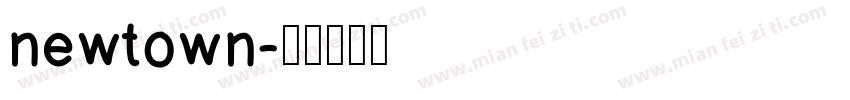 newtown字体转换