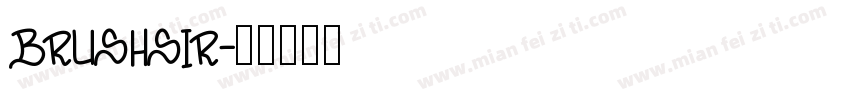 BRUSHSIR字体转换