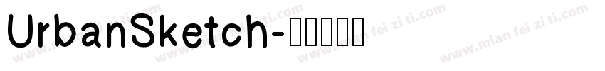 UrbanSketch字体转换