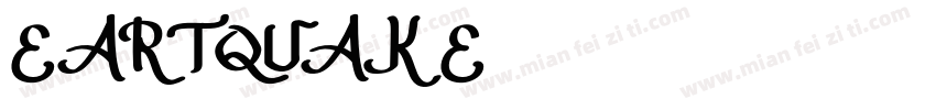 EARTQUAKE字体转换