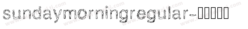 sundaymorningregular字体转换