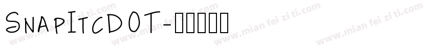 SnapItcDOT字体转换