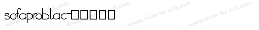 sofaproblac字体转换
