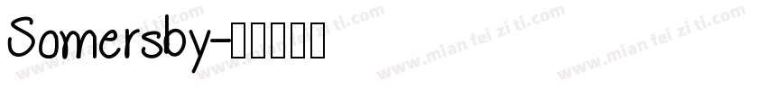 Somersby字体转换