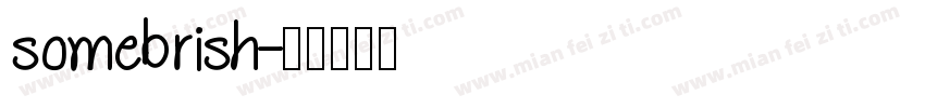 somebrish字体转换