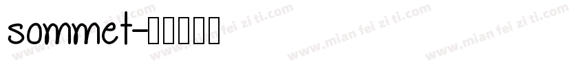 sommet字体转换