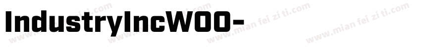 IndustryIncW00字体转换