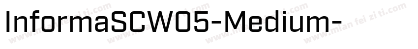 InformaSCW05-Medium字体转换